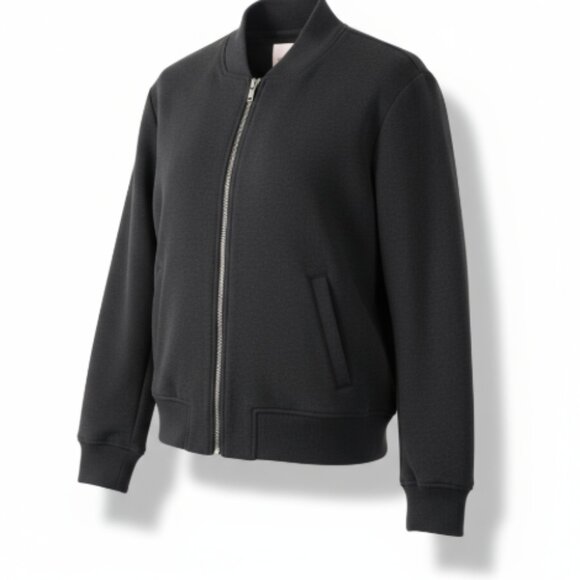 Men's Bagatelle HOMME Dark Forest Green /Black Aviator Bomber Jacket Med NWT - Picture 1 of 11